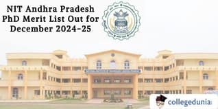 NIT Andhra Pradesh PhD Merit List Out for December 2024-25; Check Direct Link Here